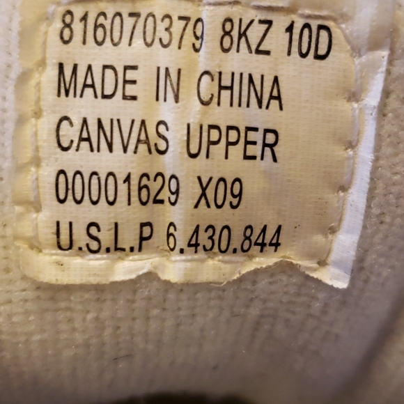 POLO RALPH LAUREN CANVAS UPPER SZ 10D - Picture 14 of 14